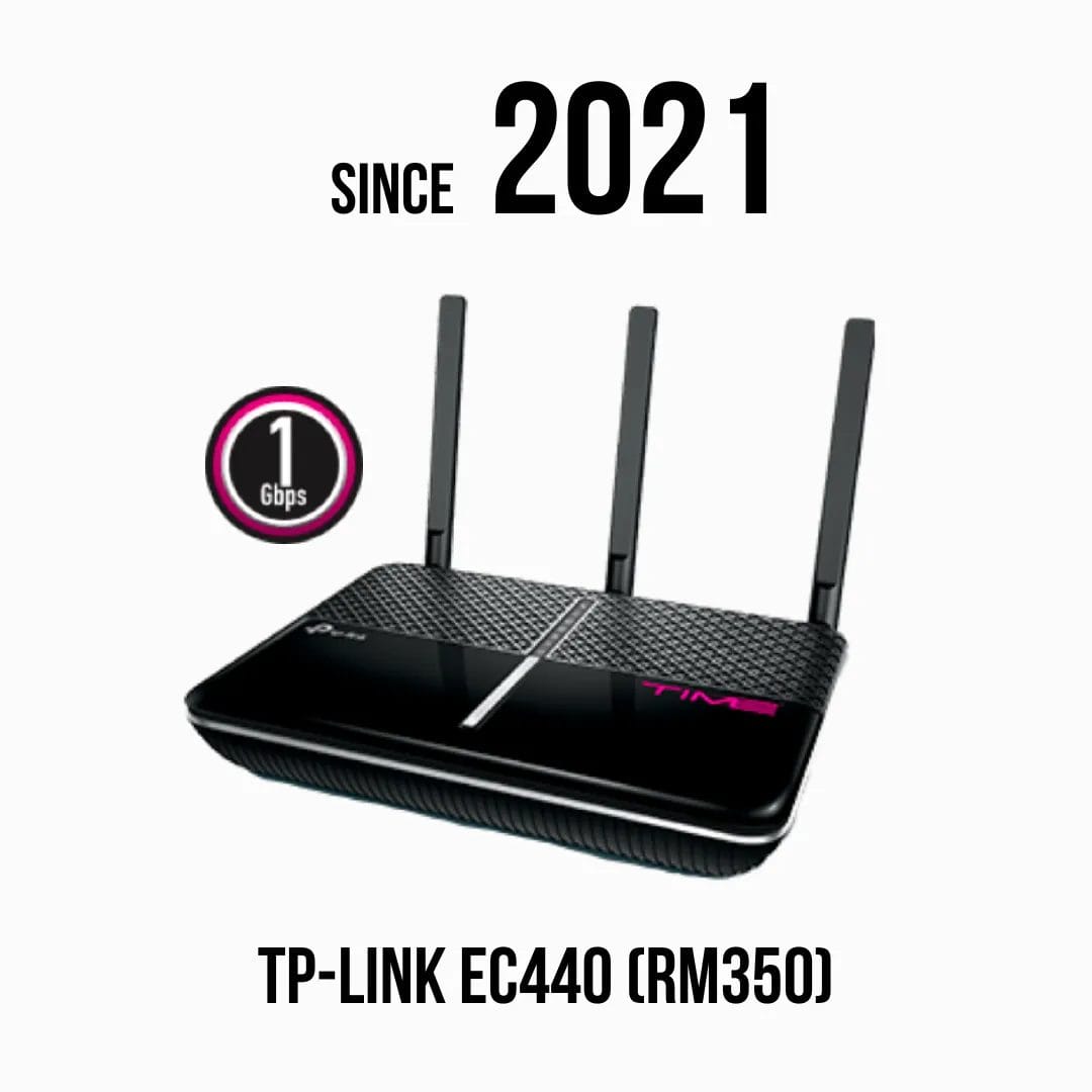 TIME Broadband modem TP Link EC440